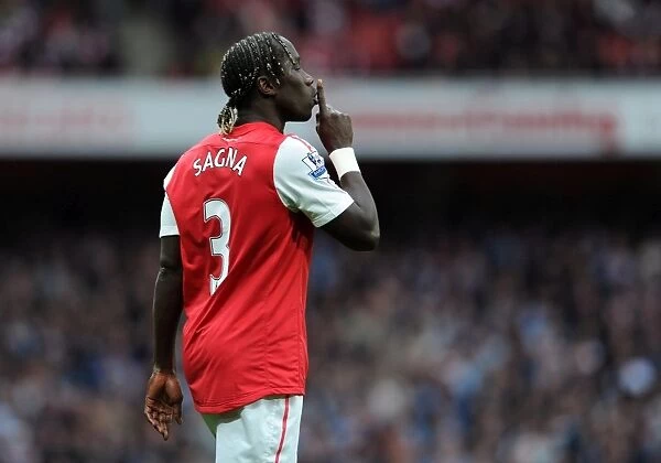 Bacary Sagna in Action: Arsenal vs Manchester City, Premier League 2011-12