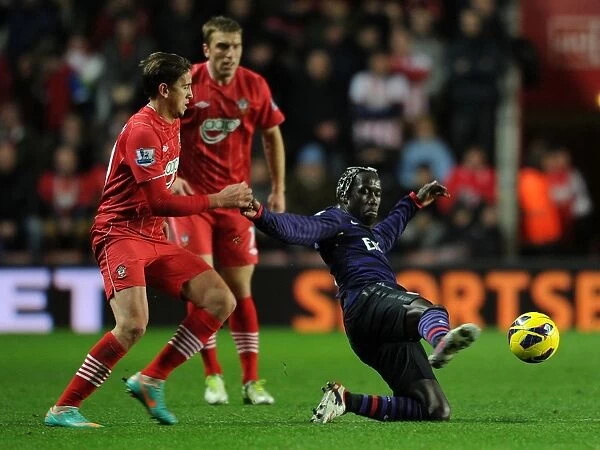 Battling Midfield: Sagna vs. Ramirez in Southampton v Arsenal (2012-13)