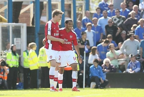 Bendtner and Walcott: Double Trouble - Arsenal's Unforgettable 4-0 Victory Over Portsmouth