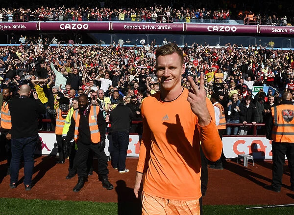 Bernd Leno's Triumph: Arsenal's Goalkeeper Celebrates Victory Over Aston Villa