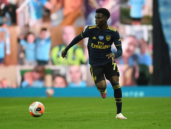 Bukayo Saka in Action: Manchester City vs. Arsenal, Premier League 2019-2020
