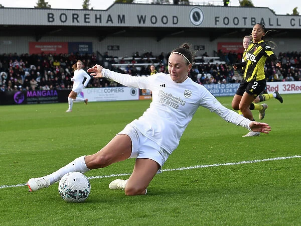 Caitlin Foord of Arsenal in Action against Watford Women during FA Cup Fourth Round