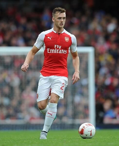 Calum Chambers in Action: Arsenal vs. VfL Wolfsburg, Emirates Cup 2015 / 16