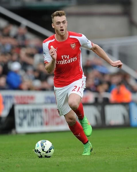 Calum Chambers in Action: Newcastle United vs. Arsenal, Premier League 2014-2015