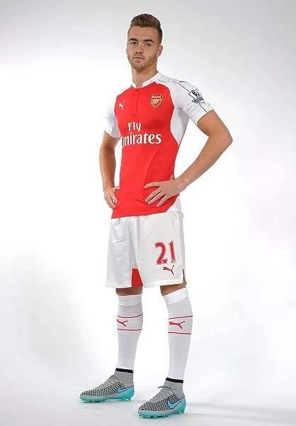 Calum Chambers at Arsenal First Team Photocall 2015-16