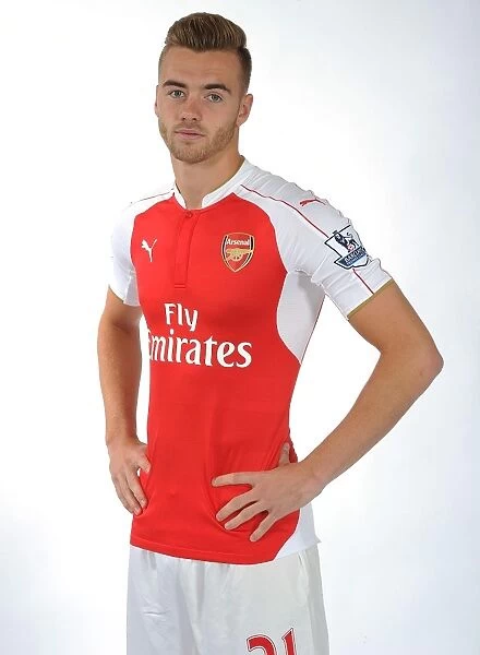 Calum Chambers at Arsenal First Team Photocall 2015-16