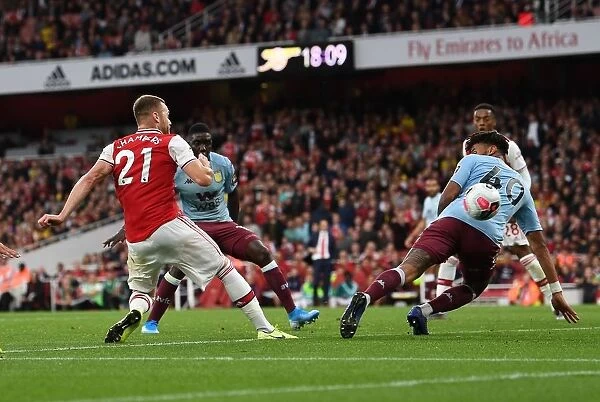 Calum Chambers Decisive Strike: Arsenal's Triumph over Aston Villa (2019-20 Premier League)