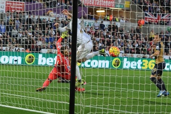 Campbell's Stunner: Arsenal's Third Goal vs. Swansea City (2015-16)