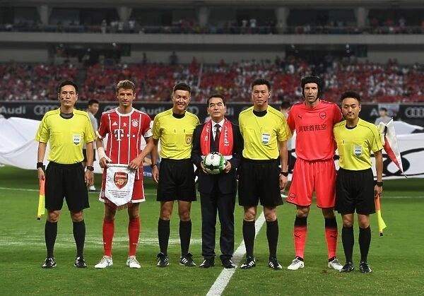Cech vs. Muller: Clash of Captains in Arsenal vs. Bayern Munich Pre-Season Match, Shanghai 2017