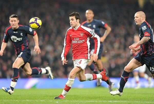 Cesc Fabregas (Arsenal) Gretar Steinsson (Bolton). Arsenal 4: 2 Bolton Wanderers