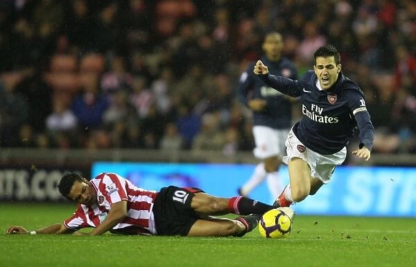 Cesc Fabregas (Arsenal) Kieran Richardson (Sunderland). Sunderland 1: 0 Arsenal
