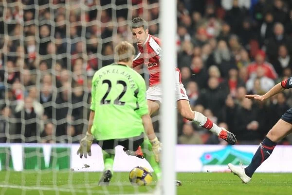 Cesc Fabregas Scores the Second Goal: Arsenal 4-2 Bolton Wanderers, Premier League, 2010