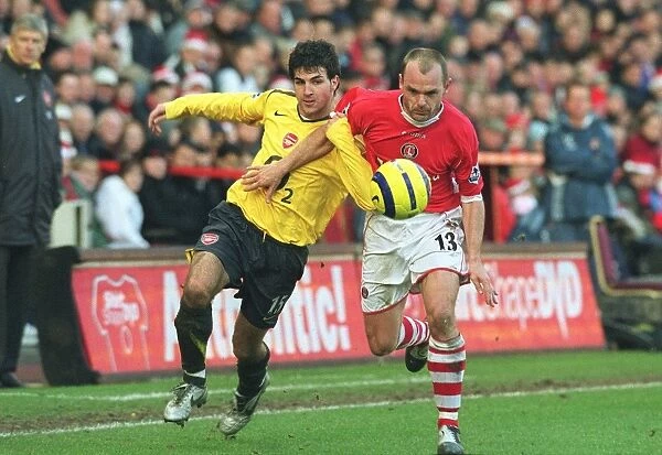 Cesc Fabregas Scores the Winning Goal: Arsenal's 1-0 Triumph over Charlton Athletic, FA Premiership 2005