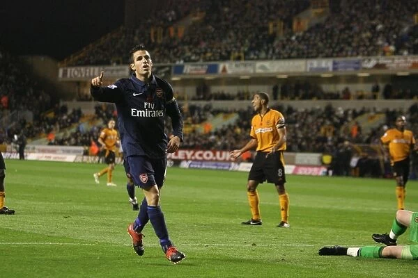 Cesc Fabregas Triumphant Goal: Arsenal Crushes Wolves 4-1 in Premier League
