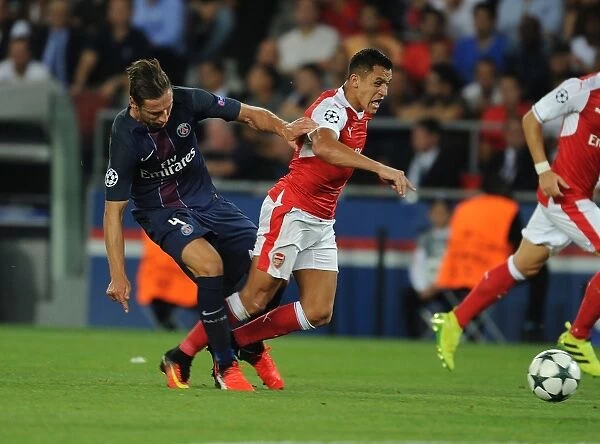 Champions League Showdown: Alexis Sanchez vs. Grzegorz Krychowiak - A Star-Studded Clash between Paris Saint-Germain and Arsenal (2016-17)