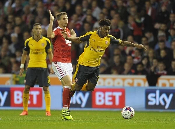 Chuba Akpom (Arsenal) Chris Cohen (Forest). Nottingham Forest 0: 4 Arsenal. EPL League Cup
