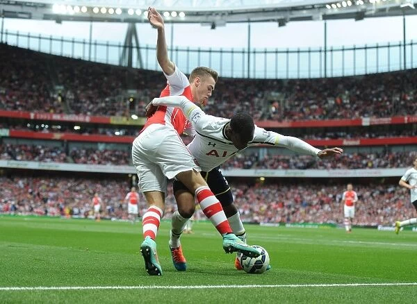 Clash at the Emirates: Chambers vs. Rose - Arsenal vs. Tottenham Premier League Showdown