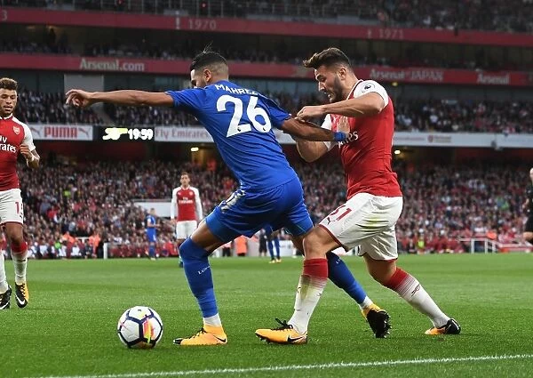 Clash at the Emirates: Sead Kolasinac vs. Riyad Mahrez, Arsenal vs. Leicester City, Premier League 2017-18