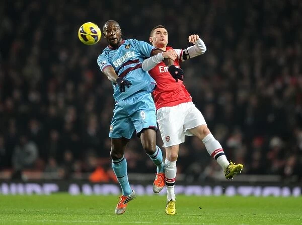 Clash at the Emirates: Vermaelen vs. Cole, Arsenal vs. West Ham United (2012-13)