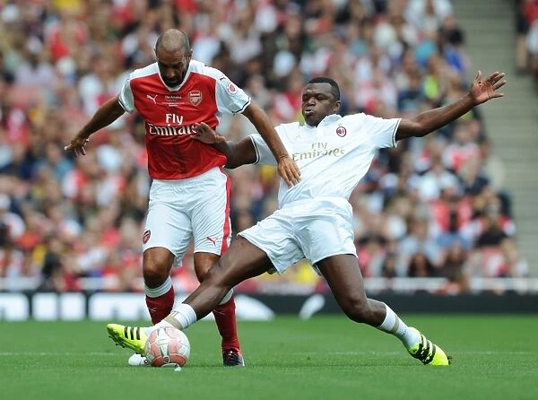Clash of Football Greats: Arsenal Legends vs Milan Glorie at Emirates Stadium