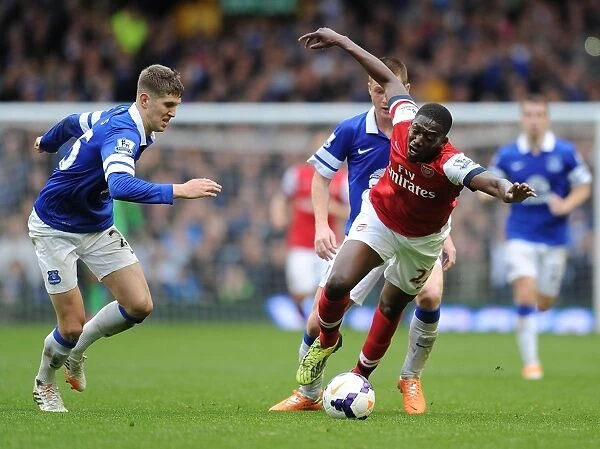 Clash at Goodison Park: Sanogo vs McCarthy & Stones (Everton vs Arsenal, Premier League)