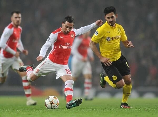 Clash of Midfield Maestros: Santi Cazorla vs. Ilkay Gundogan (Arsenal vs. Borussia Dortmund, 2014-15 Champions League)