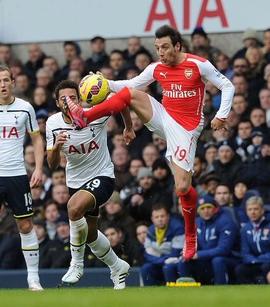 Clash of Midfield Titans: Cazorla vs. Dembele - Arsenal vs. Tottenham, Premier League 2014-15