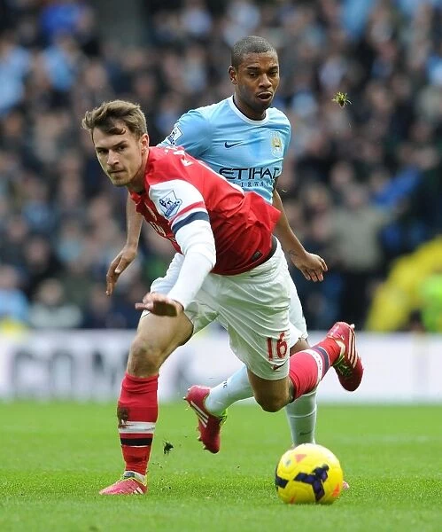 Clash of the Midfield Titans: Ramsey vs Fernandinho, Premier League 2013-14 - Manchester City vs Arsenal