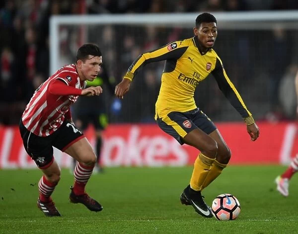 Clash at St. Mary's: Jeff Reine-Adelaide vs. Pierre-Emile Hojbjerg - FA Cup Fourth Round Showdown