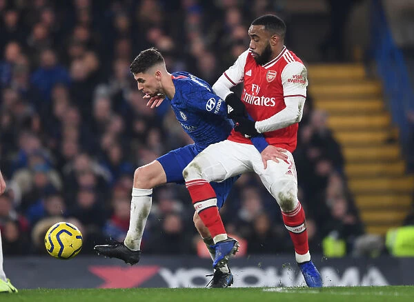 Clash at Stamford Bridge: Lacazette vs Jorginho - Premier League Showdown between Chelsea and Arsenal