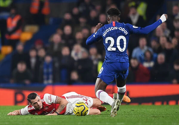 Clash at Stamford Bridge: Xhaka vs Hudson-Odoi in Premier League Showdown