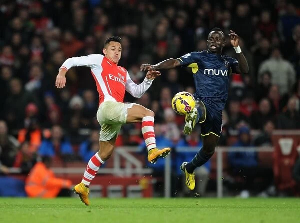 Clash of Stars: Sanchez vs Mane in Arsenal's Battle Against Southampton (2014-15)