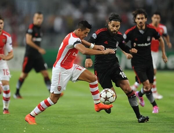 Clash of Stars: Sanchez vs. Sahan in Arsenal's UEFA Champions League Battle against Besiktas