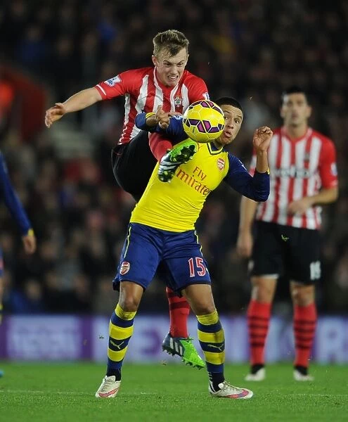 Clash of Talents: Oxlade-Chamberlain vs. Ward-Prowse, Arsenal vs. Southampton, Premier League 2014-15