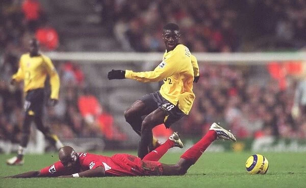 Clash of Titans: Kolo Toure vs. Momo Sissoko - Liverpool's 1-0 Victory over Arsenal, FA Premiership, 2006