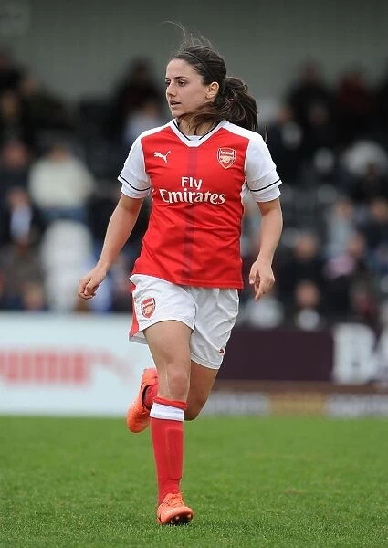 Danielle van de Donk: In Action for Arsenal against Tottenham in FA Cup 2017