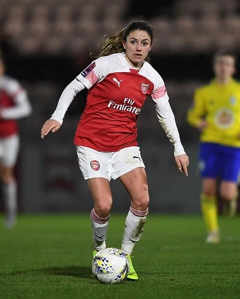 Danielle van de Donk in Action: Arsenal Women vs Birmingham City Women (WSL Continental Cup)