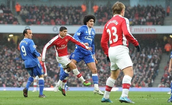 Denilson Scores First Arsenal Goal Past Tim Howard in Thrilling 2-2 Match vs. Everton