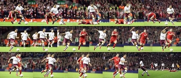 Determined Theo Walcott: Overcoming Liverpool's Fabio Aurelio to Create Arsenal's Champions League Moment