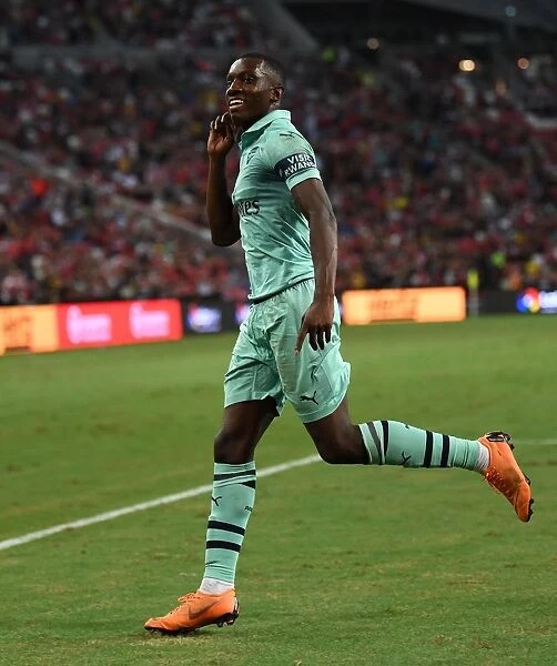 Eddie Nketiah Scores for Arsenal against Paris Saint-Germain in 2018 International Champions Cup, Singapore