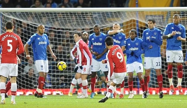 Eduardo's Stunner: Arsenal's First Goal in 1-4 Victory over Portsmouth (December 30, 2009)