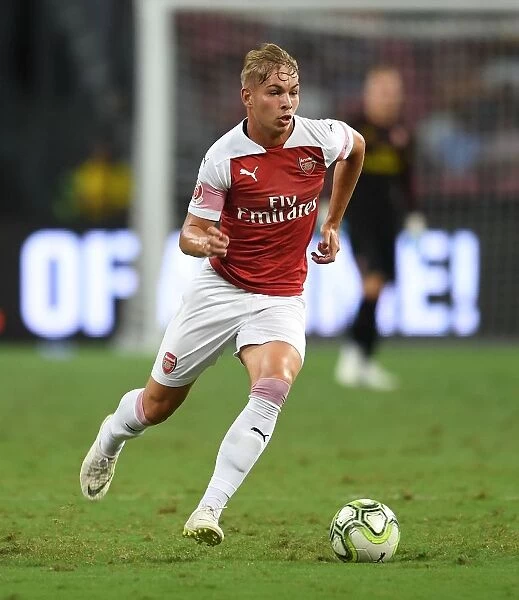 Emile Smith Rowe Shines in Arsenal's Clash Against Atletico Madrid in 2018 International Champions Cup, Singapore