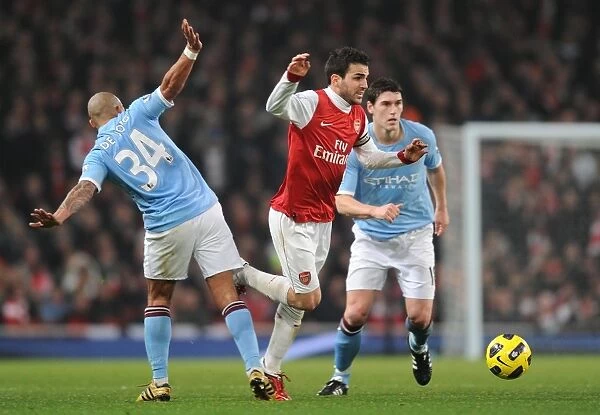 Fabregas vs. De Jong: Stalemate at Emirates Stadium, Arsenal vs. Manchester City, Premier League 2011