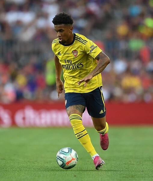 FC Barcelona vs. Arsenal: Reiss Nelson in Action at the 2019 Pre-Season Friendly