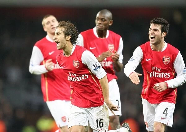 Flamini, Fabregas, Bendtner, Diaby: Arsenal's Unstoppable Trio Celebrates 3-0 Over Newcastle