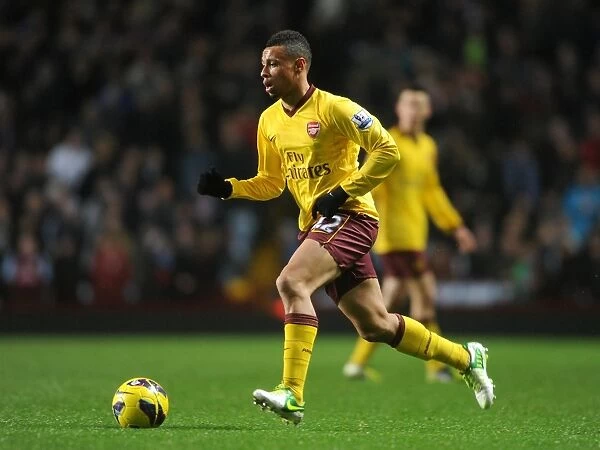 Francis Coquelin (Arsenal). Aston Villa 0: 0 Arsenal. Barclays Premier League. Villa Park