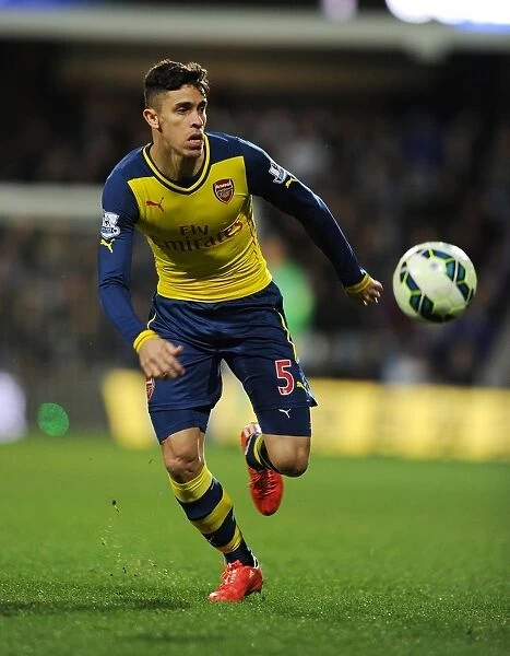 Gabriel in Action: Arsenal vs. Queens Park Rangers, Premier League 2014-15