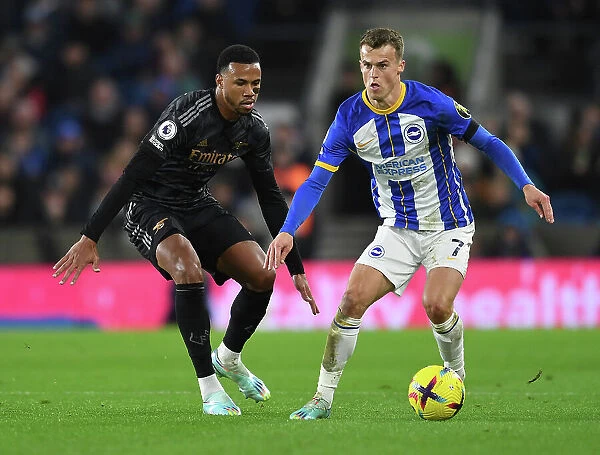 Gabriel Magalhaes Clashes with Solly March: Brighton vs. Arsenal, Premier League 2022-23