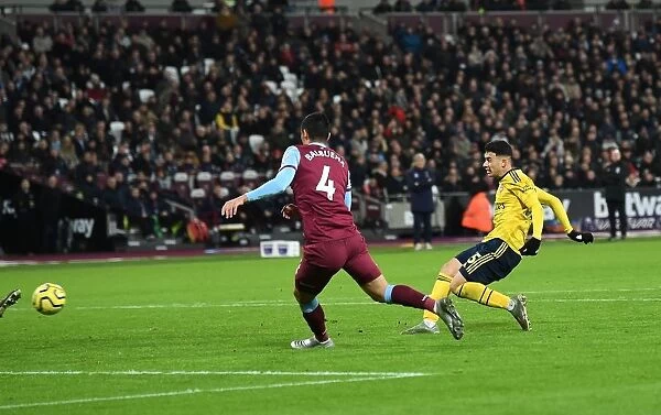 Gabriel Martinelli Scores First Goal: West Ham United vs. Arsenal FC, Premier League 2019-20