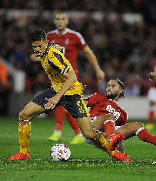 Gabriel vs Lansbury: A Battle in the EFL Cup Third Round - Nottingham Forest vs Arsenal